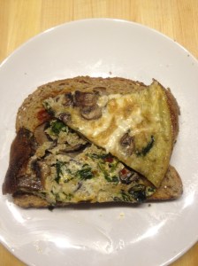 Open Frittata Sandwich