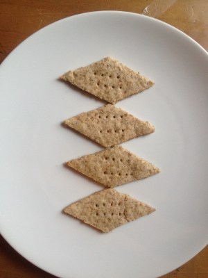 Baked Rye Crackers