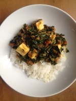 Indian Spiced Kale and Paneer