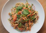 Soba Salad with Spicy Almond Sauce