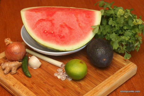 Chilled Watermelon Soup with Thai Flavors | Emmy Cooks