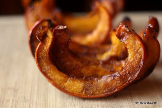 Roasted Pumpkin with Maple Syrup and Ancho Chile